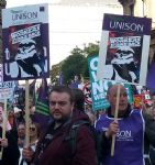 Protest Against Tory Government Trade Union Bill